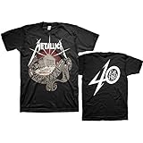  Metallica 40Th Anniversary Garage offiziell Männer T-Shirt Herren (Medium)