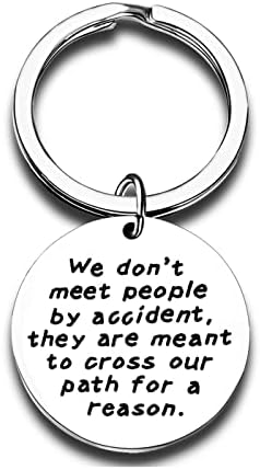 Nimteve Coworker Leaving Gifts for Colleague Friend Boss Goodbye Farewell Gifts Going Away Thank You Keychain Retirement Gifts for Boss Coworkers (Cross Our Path For A Reason)