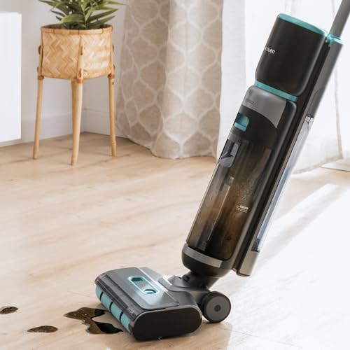 Cecotec Aspirapolvere E Lavapavimenti Intelligente Con Base Autopulente Freego Wash&Vacuum Elite. 200W, Autonomia 35Min, Aspira E Lava Contemporaneamente, Spazzola Autopulizia, Doppio Serbatoio 700Ml - 6