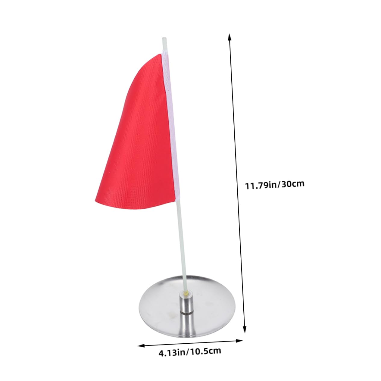 Toyvian Stainless Steel Golf Flagpole Set with Cups Golf Practice Target Indoor/Outdoor Training Aid