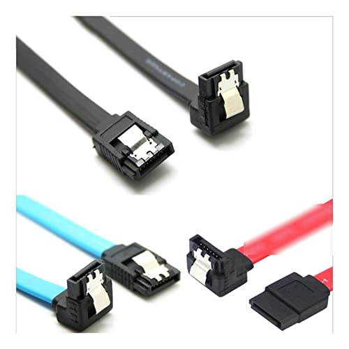 Cable SATA III 0.5 m Angulado Azul miniatura 2