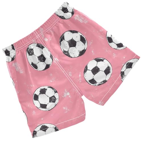 Pigsaly Boys Swim Trunks Grunge Pink Girly Football Boys Board Shorts Swimsuit Swimwear Summer Bathing Suit 2T2