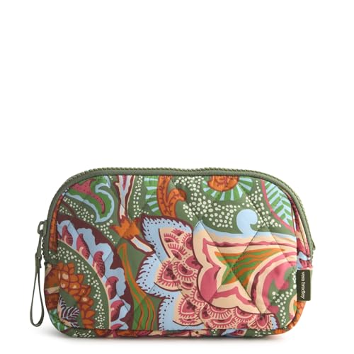 Image of Vera Bradley Women's Featherweight Woodward Small Belt Bag, Leaf Me Not Paisley, One Size