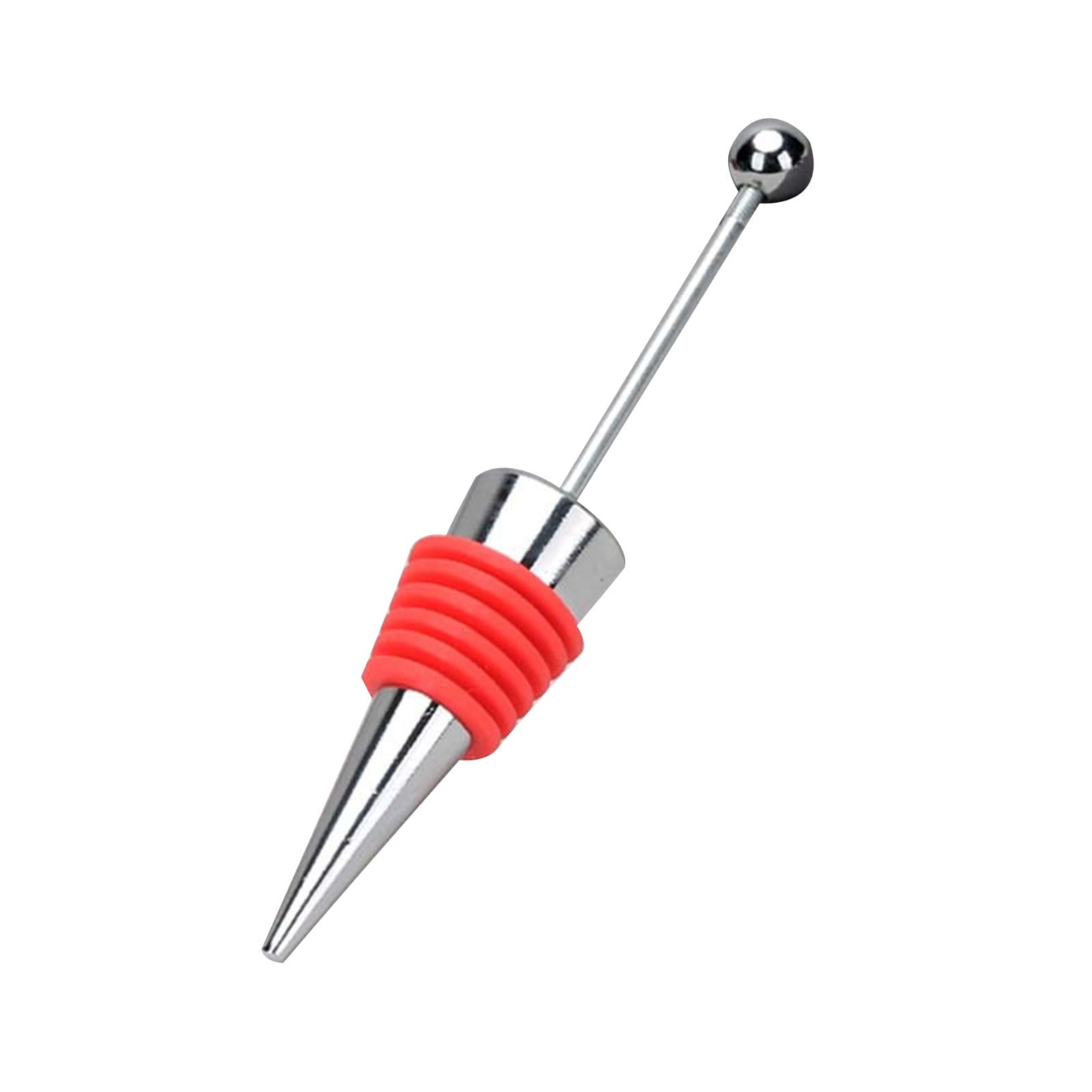 Nucelit Unique Wine Stoppers with Beaded Corks Perfect for Wine Enthusiasts Stoppers Lampwork Bottle Plugs Party Bead Tool