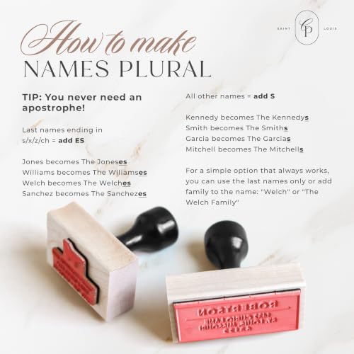 Image of Personalized Script Return Address Stamp, Custom Name & Address Stamp, Elegant Self-Inking or Wood Handle Rubber Stamp for Wedding & Home Mail - 06