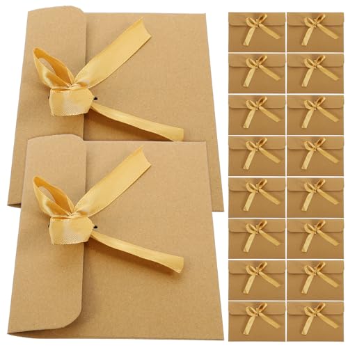 Sobres de privacidad para proteger tarjetas de arrugas en el bolso lote de 50 papel kraft
