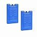 2PCS Acumulador Frio acumuladores de frío con 500 ml Cada uno Placas Hielo Nevera portátil (500ML)