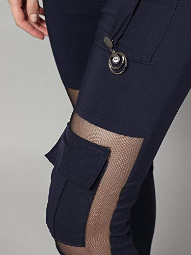 Image of dockstreetWomen Lowers Bz17Navy netpckttoko MNavy net Pocket Cargo M