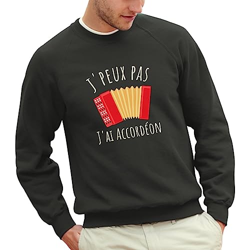 Sweat Accordéon Homme - Le Pull Idéal pour Afficher sa Passion - 2