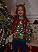 AABESS Kids Ugly Christmas Sweater Girls Boys LED Light Up Xmas Funny Cute Sweaters for School Party Holidays Red 11-12Y