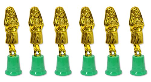Beistle 6-Pack Hula Girl Award, 8-1/2-Inch