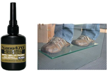 Nano470 Construction Glass Glue (20 G)|high Strength Adhesive Will Simply Amaze You|The Bonding of Glass to Glass and Glass to Metal Extremely Strong