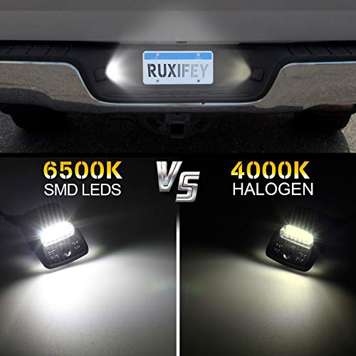 Image of LED License Plate Light Lamp Replacement Compatible with Tacoma 2005 to 2015, Tundra 2000 to 2013, 6000k White