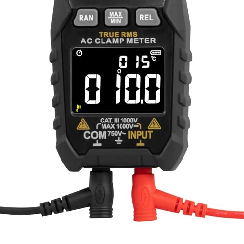 Multímetro Pinza Portátil PCE Instruments PCE-CM 6 para Medición Eléctrica con Corriente AC/DC, Voltaje, Resistencia, y Pruebas de Continuidad y Diodo miniatura 2