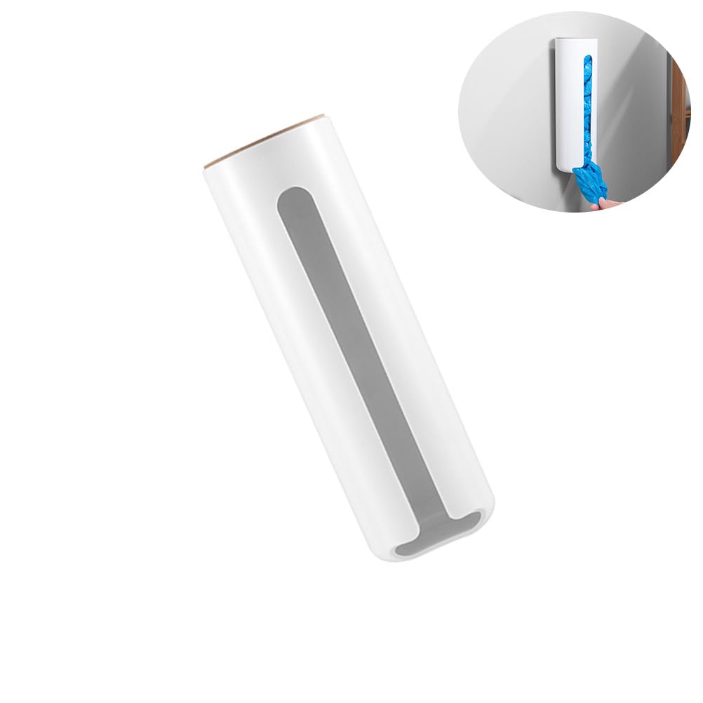 PRETYZOOM Dispenser Porta Sacchetti Organizer Per Sacchi Della Spazzatura Con Ventosa Forte 9.45 X 2.95 X 4.72 in 2 Pezzi Per Cucina Bagno Casa E Ufficio