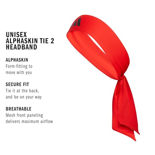 Image of adidas Alphaskin Tie Headband