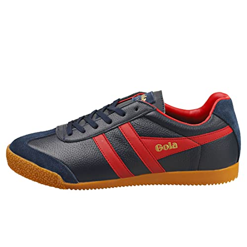 Image of Gola Equipe Suede - Sneakers for Men - Contrasting Wingflash - Heel Return - Durable Cupsole - Low Silhouette