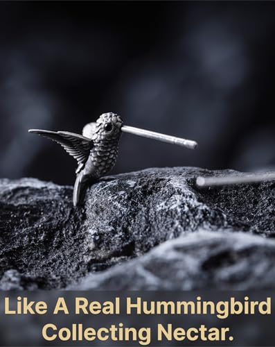 COPPERTIST.WU Hummingbird Stud Earrings Dainty Earrings Hummingbird Jewelry Gifts for Women Wife(925 Sterling Silver/18K Gold Vermeil)3