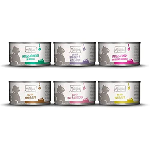 MjAMjAM - Cibo umido premium per gatti - Pacchetto misto 6 per il tuo gatto