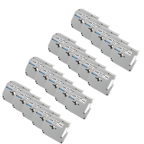 20PK ���x���e�[�v���{�� 12mm MK-231 ���n�ɍ� PT80 PT65 �Ή�(Black on Clear)