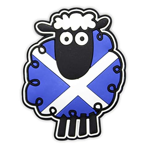 Scottish PU Fridge Magnet with Saltire Sheep Cover