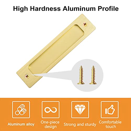 MOROBOR Rectangular Recessed Sliding Door Pulls - Image 3