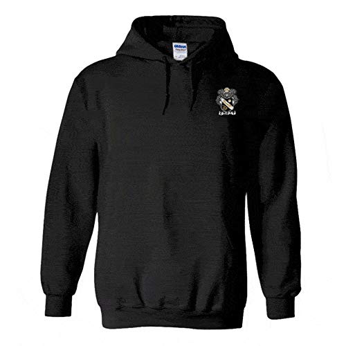 Greekgear Sigma Nu Crest - Shield Emblem Hooded Sweatshirt - Main Image
