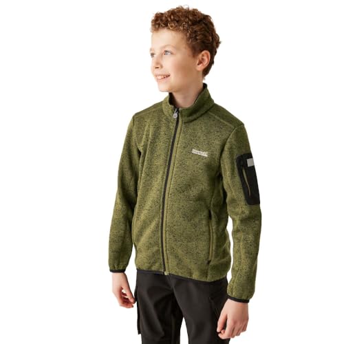 Newhill Full Zip Fleece 9-10 Years, Green