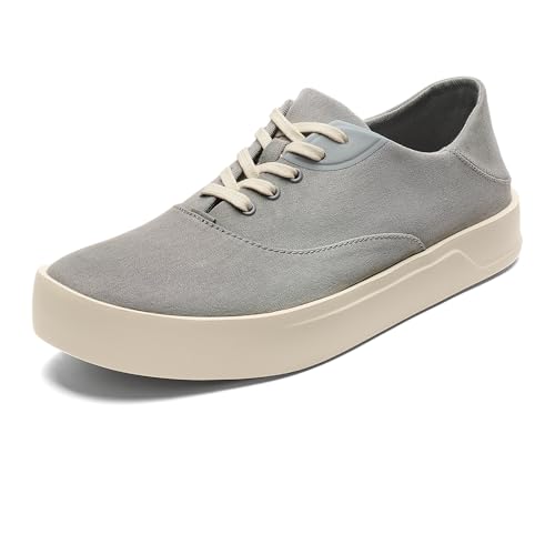 OLUKAI Tradewind Men's Everyday Sneaker, Lightweight Canvas & Classic Lace-Up Design, All-Day Comfort & Support
