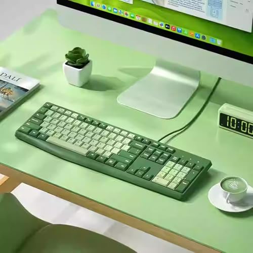 �L���L�[�{�[�h USB�ڑ� ��m�C�Y�݌v �p��z�� 106�L�[ �t���L�[ �l�ԍH�w �����\�X�^���h�t�� �ϋv�� �}���`���f�B�A�L�[�Ή� �I�t�B�X/����p PC/�m�[�g�p�\�R��/�R���s���[�^Windows Mac�ɑΉ� �O���[��