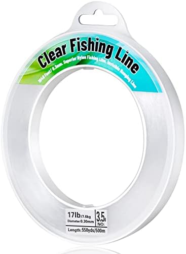 Fishing Wire, Mckanti Fishing line Clear Nylon String 1640 FT Invisible Hanging Beading Wire Strong Abrasion Resistant monofilament Fishing Line for Balloon Garland Hanging Crafts Decorations