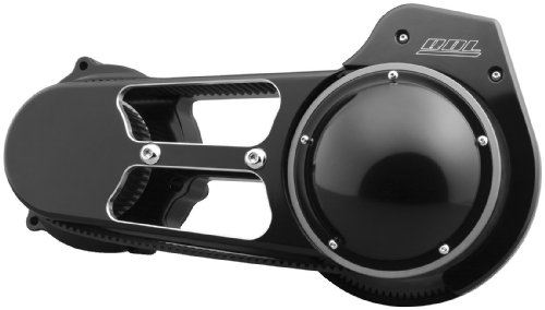 Belt Drives Ltd. 2in. Black Open Belt Drive for Harley Davidson 1990-2006 Softail - Black