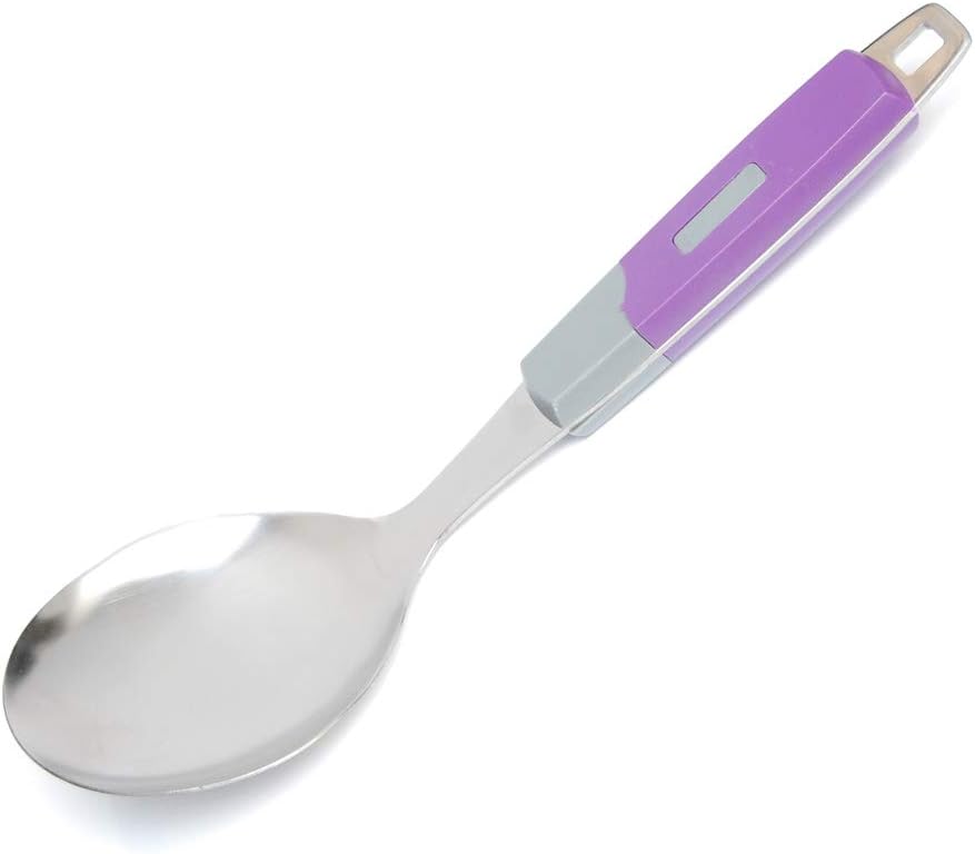 (1 Pack) 10" Flatware Serving Spoon for Buffet, Banquet, Party, Holiday Dinners Serving Spoon Set