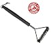 Resource for Cooking 16-inch Grill Brush Stainless Steel Heavy Duty Long Handle Tool for Weber, Char-broil, Cast Iron, Electric, Gas, Infrared Outdoor BBQ