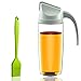 Bottiglia di Olio in Vetro Non Sgocciola,con apertura automatica,Bottiglia Dispenser per Olio D'Oliva,Antigoccia,per cucina,600 Ml