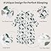 Unnivoll Fleece Baby Sleep Sack 6-12 Months Long Sleeve 2.0 Tog Baby Wearable Blanket with 2-Way Zipper Warm Sleeping Sack for Toddler Infant Newborn - Medium Grey White Dinosaur