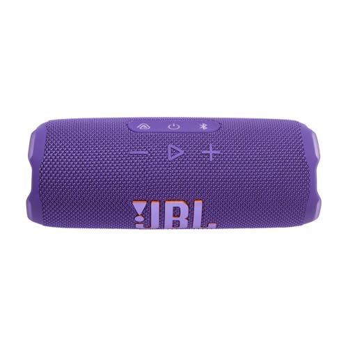 Image of JBL FLIP 7 Waterproof Portable Speaker Bundle with gSport Carbon Fiber Case (Purple)
