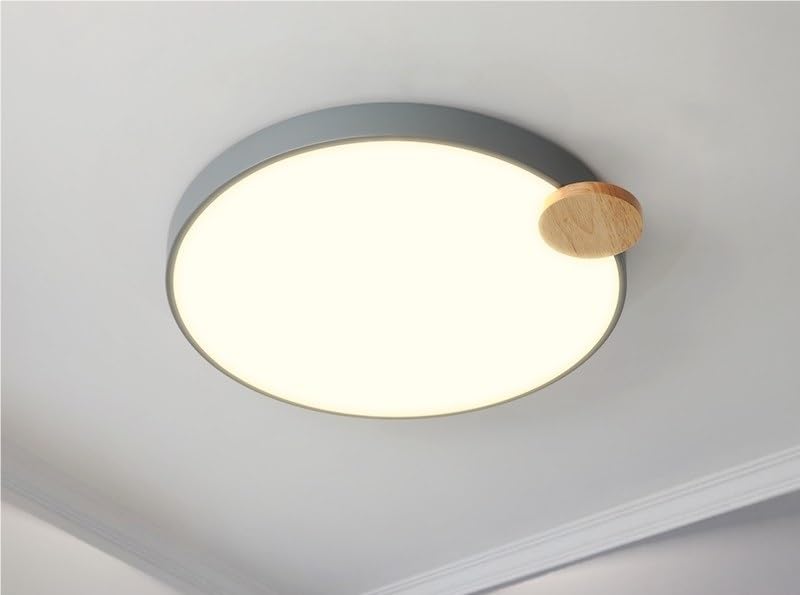 Lámpara de techo LED ultrafina de diseño moderno tricolor para salón y comedor 5