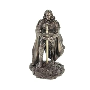 Unbekannt Veronese Figur König Arthur zieht das Schwert aus dem Stein als Brieföffner……