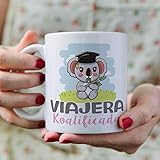 MUGFFINS Tazas para VIAJERA mujer - En Español -...