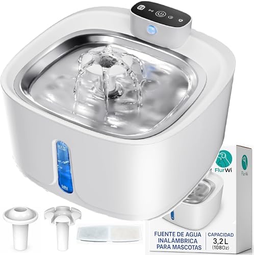 Pet Water Fountain 3.2 L Automatic Dispenser with Sensor, Multipl...