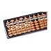 Abacus 13/17 Digits Soroban Rods Chinese Japanese Abacus Calculator Educational Tools Abacus Counting Tool (13 Digit)