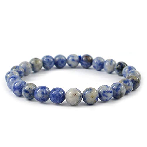 Image of Certified Natural Crystal Stone 8 mm Round Beads Bracelet for Men & Women | Reiki Charged Gemstone Bracelet | Multiple Stone Variants Available
