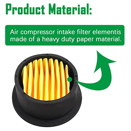 Seamaka O-H-068 6Pcs Air Compressor Filter Elements, Air Compressor Intake Paper Filter Elements Air Replacement Filter Element thumb #2