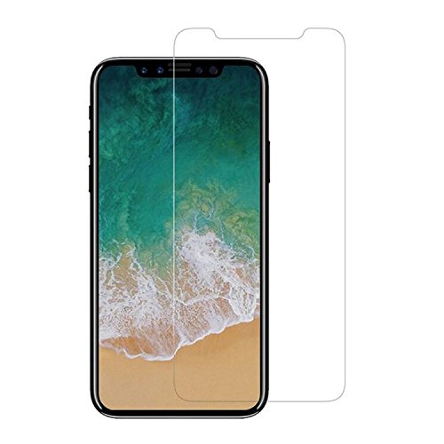 EiZiTEK EiZiSlim Screen Protector for Apple iPhone XS and iPhone X, Case  Friendly, Extra Strong Bendable Tempered Glass, Clear, Pack