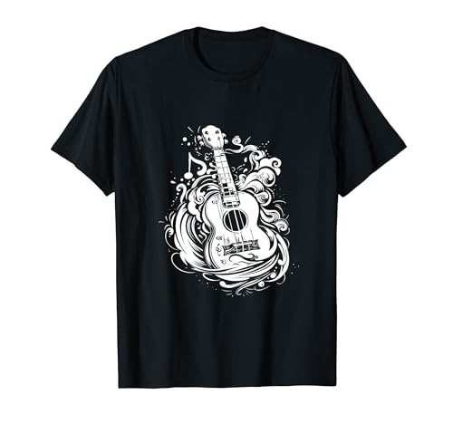 Ukelele Instrumento de cuerda gráfico Camiseta