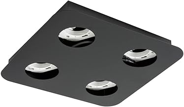 Lindby Plafoniera dimmerabile (Moderno) colore Nero, in Metallo ad es. Corridoio plafoniera lampada