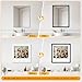 16.4FT x 1.02'' Black Peel and Stick Crown Molding Trim – Self-Adhesive Mirror Border & Cabinet Edge, Flexible Decorative Trim for Interior Use
