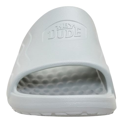 HEYDUDE Men's Wave Slide Sandal, Grey, Size 11 - image 5