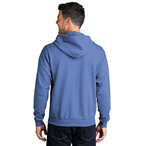 Port & Company - Core Fleece Full-Zip Hooded Sweatshirt M Carolina Blue2